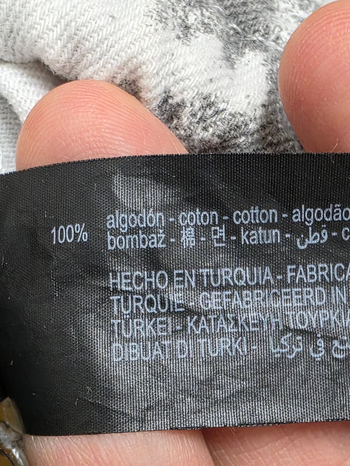 자라 오버핏 스노우 카모 아노락 자켓 XL 상품이미지8