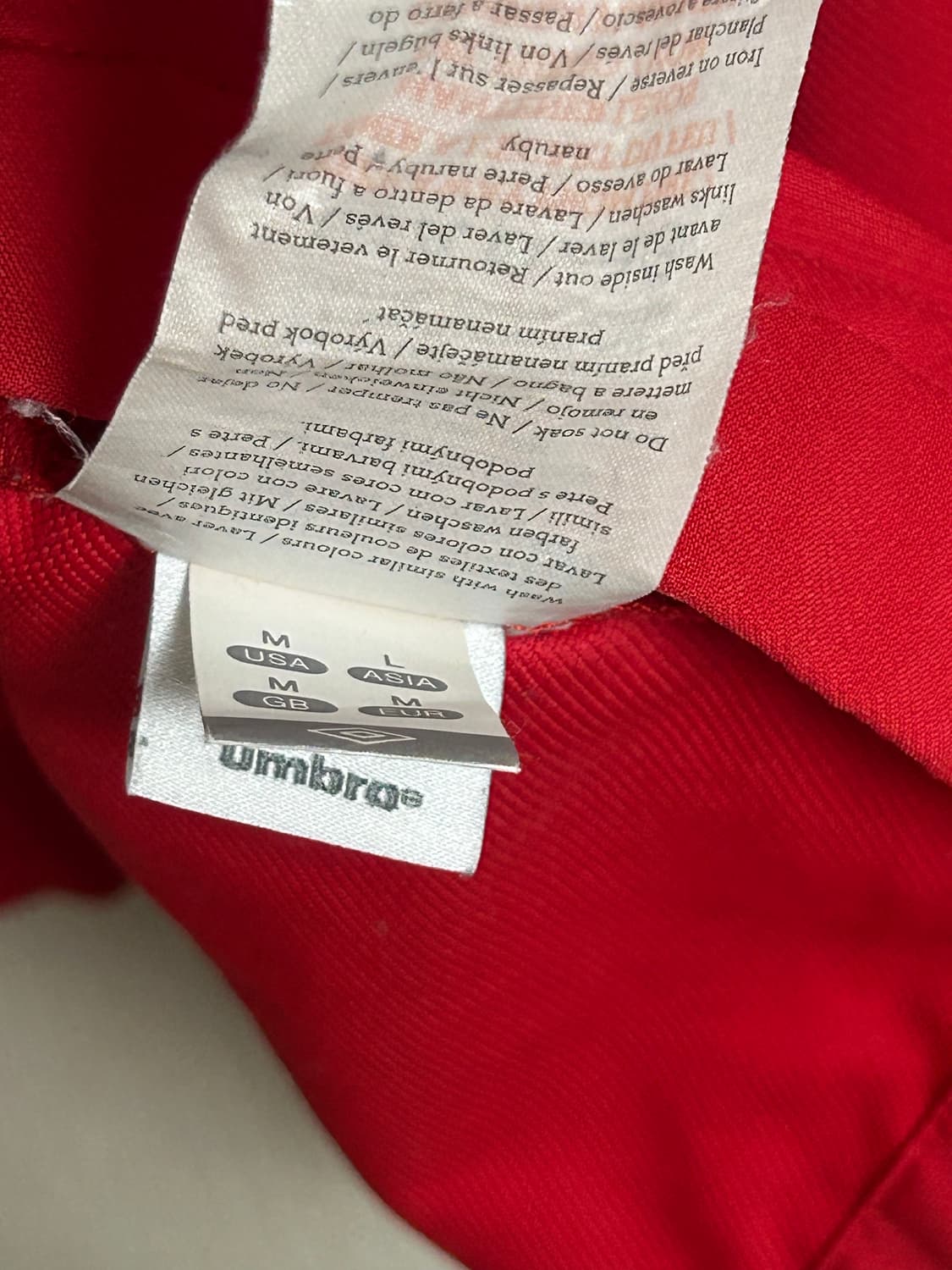 엄브로 잉글랜드 축구 국가대표드릴탑 M사이즈 팜 상품이미지7