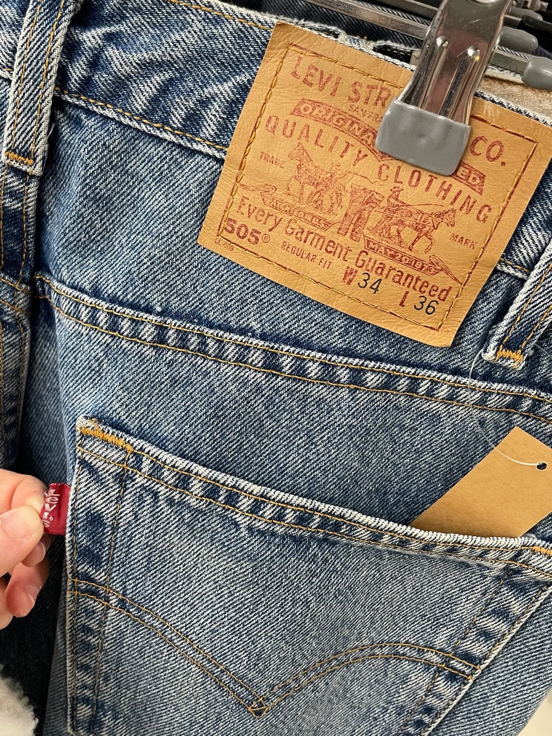 1990s Levis 리바이스 505 USA 데님팬츠 상품이미지6