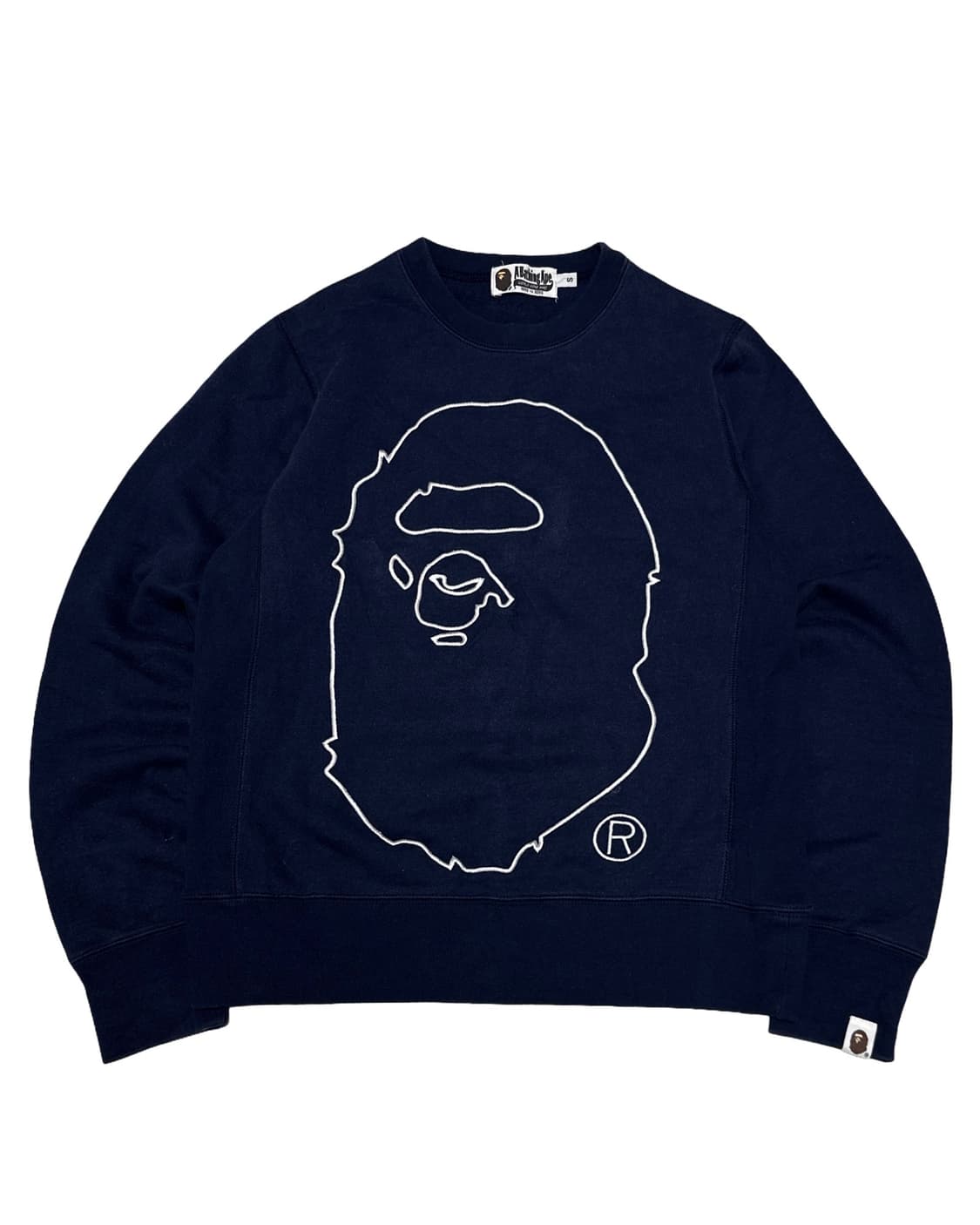 BAPE 베이프 빅사루 네이비 맨투맨 상품이미지1