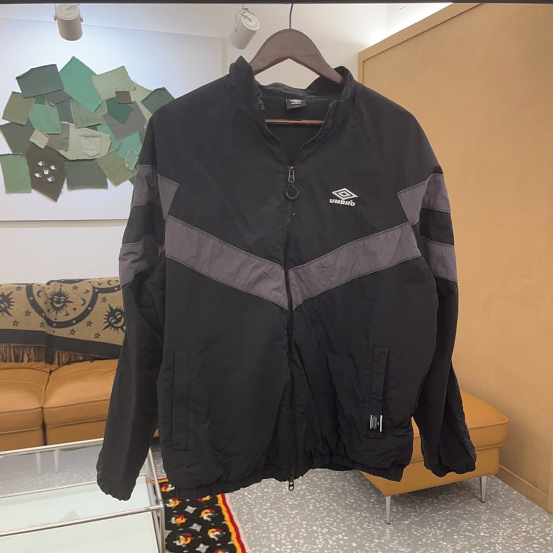 엄브로 올드스쿨 레트로 바람막이 자켓 100 C07162 상품이미지3