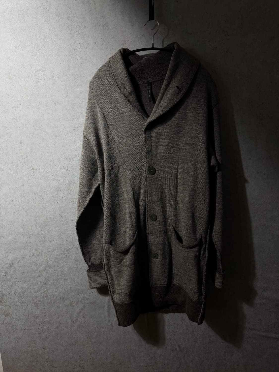 트랜짓 카라 니트 가디건 상품이미지1