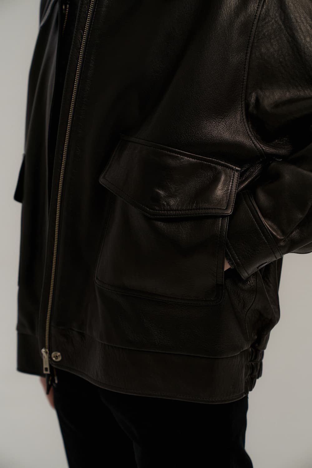 르베이스먼트 가죽자켓(램스킨) 상품이미지5