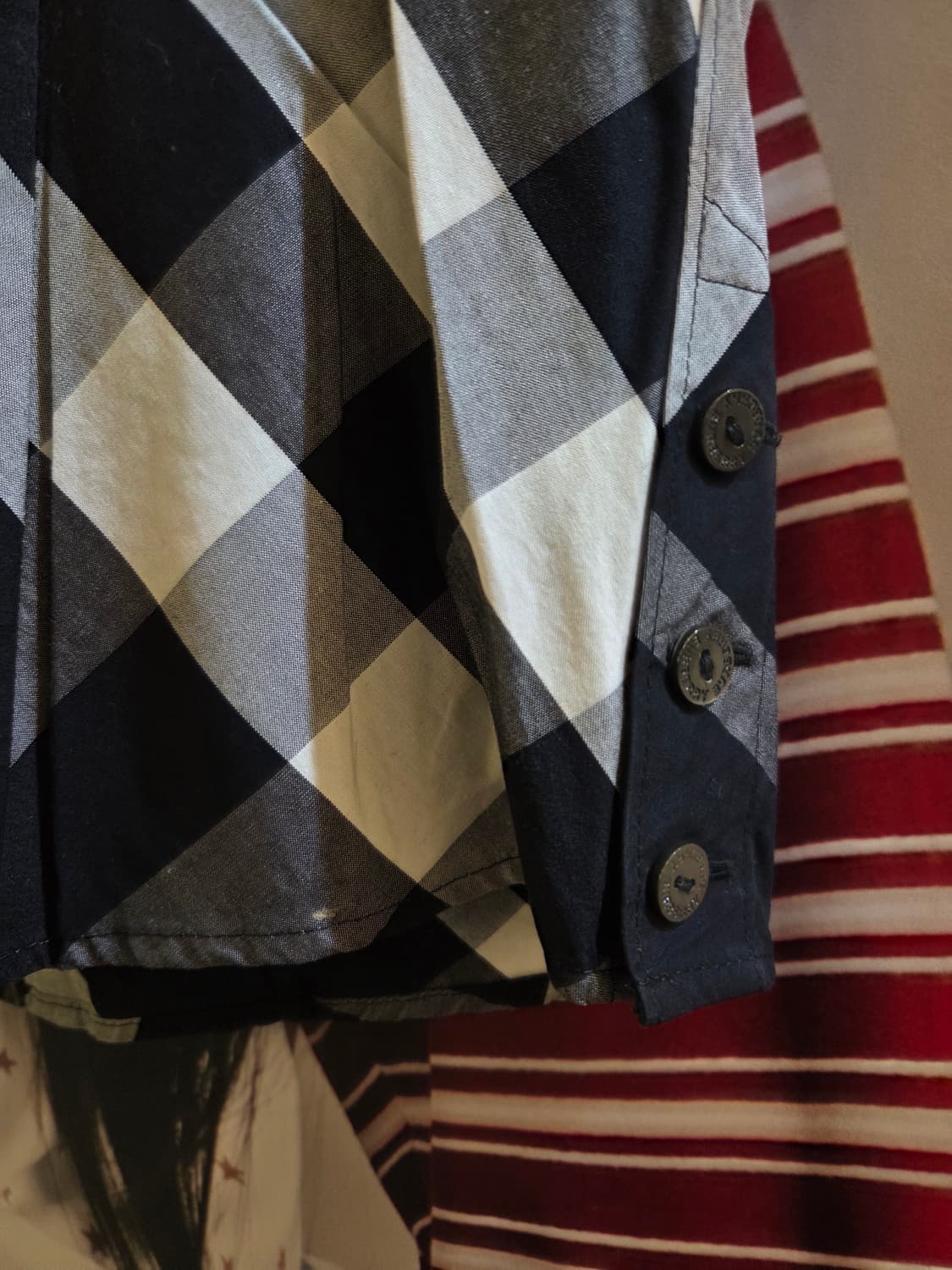 Burberry 버버리 블랙 체크셔츠 상품이미지5