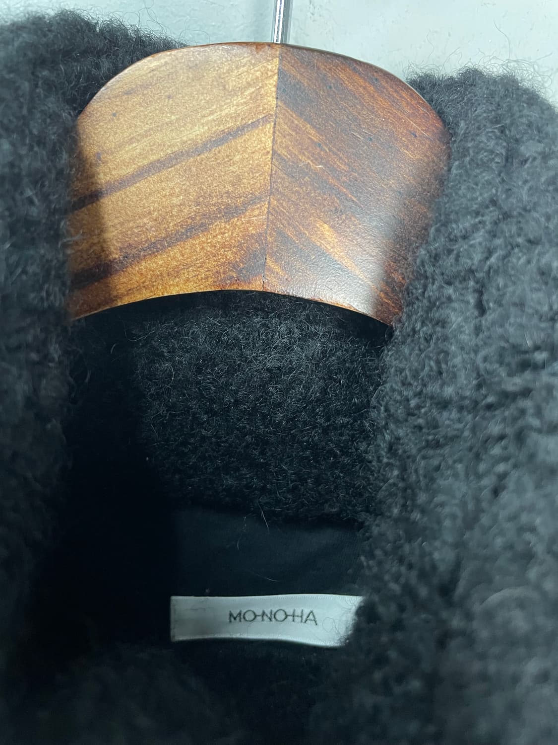 모노하 부클 알파카 크롭 푸퍼 패딩 H1538 상품이미지5