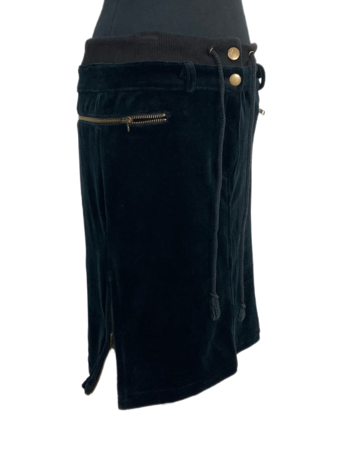 draw-string velvet skirt 상품이미지3