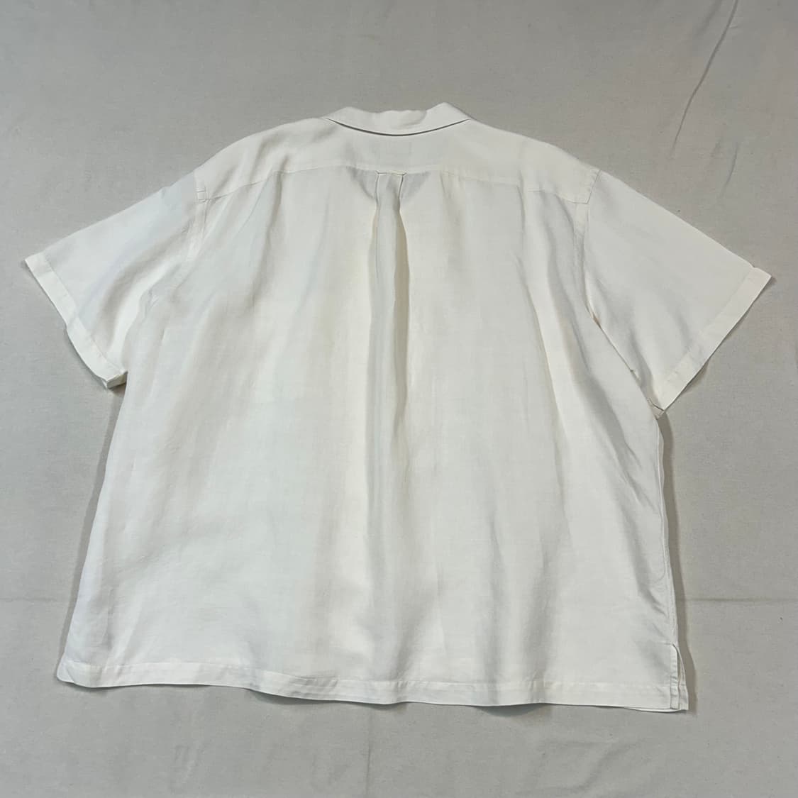 XXXL) 폴로 랄프로렌 빅사이즈 클래식 화이트 린넨 셔츠 상품이미지5