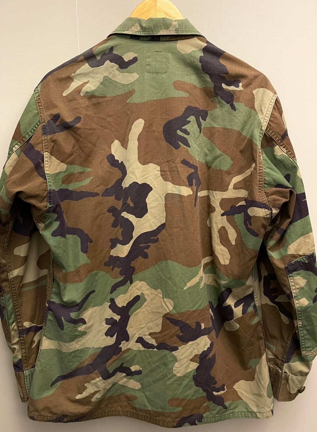 (M/R)90s US army 밀리터리 카모 우드랜드 BDU 셔츠 자켓 상품이미지2