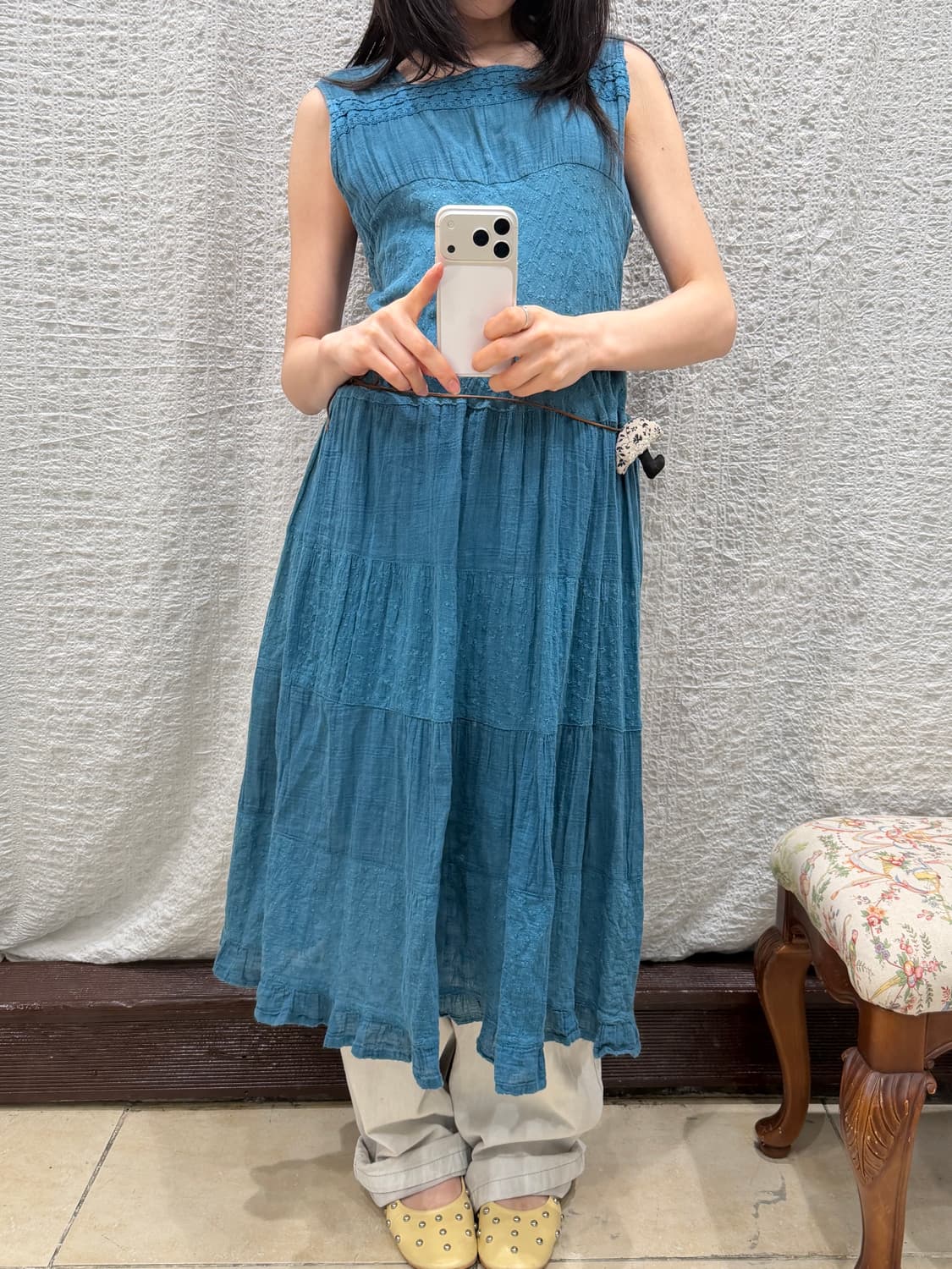 Ocean Mist Tiered Dress 상품이미지8