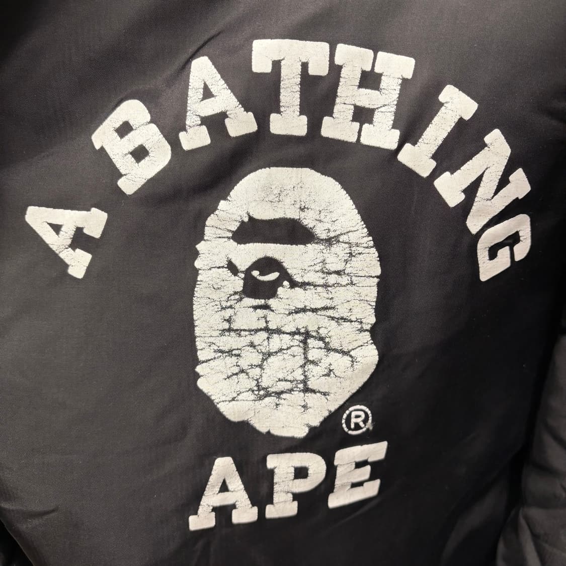 Bape 옐로우 카모 리버서블 후드 바람막이 상품이미지7