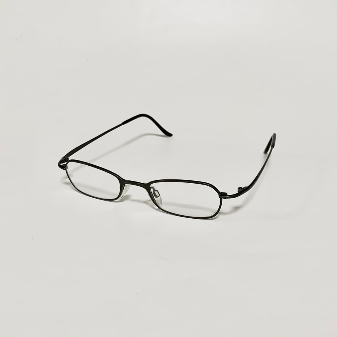 942 빈티지안경 데드스탁 딥그린 슬림 타원 사각 미니멀 데일리 메탈 상품이미지2