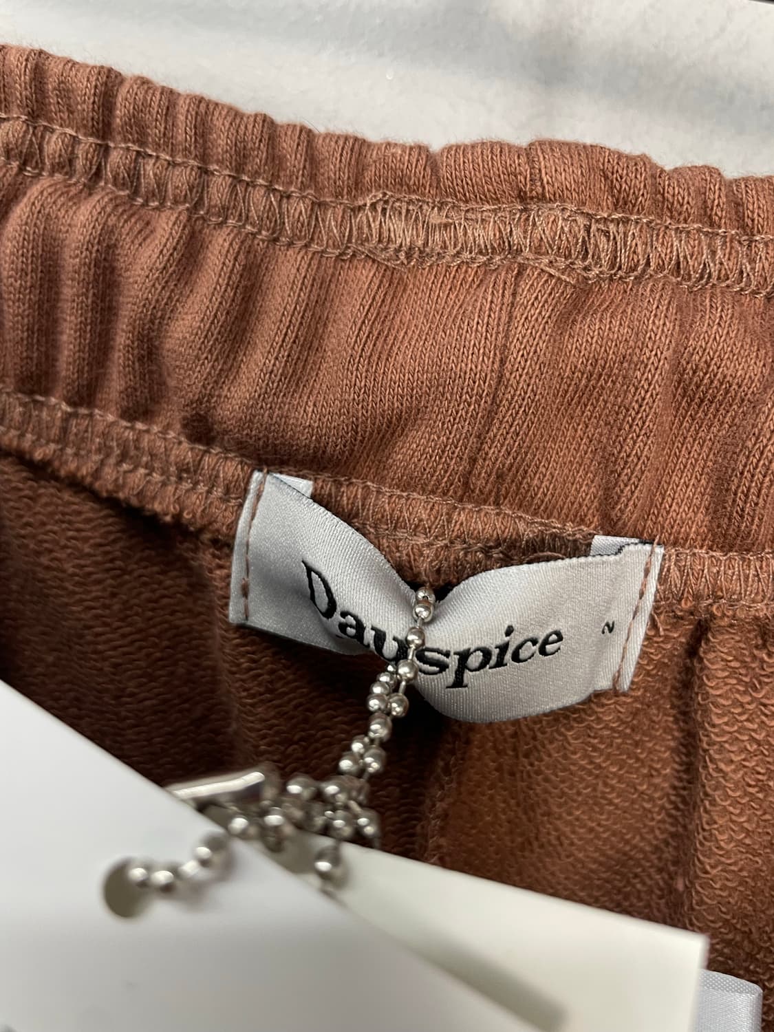 디오스피스 로고 브라운 스웻 팬츠 H1280 상품이미지7