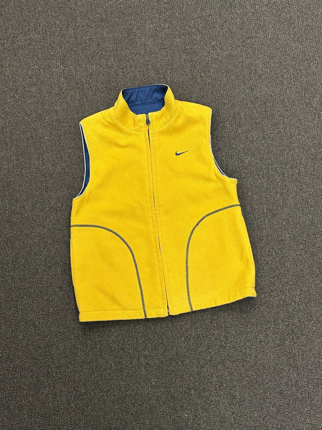 OS)나이키 빈티지 리버시블 플리스 베스트 상품이미지1