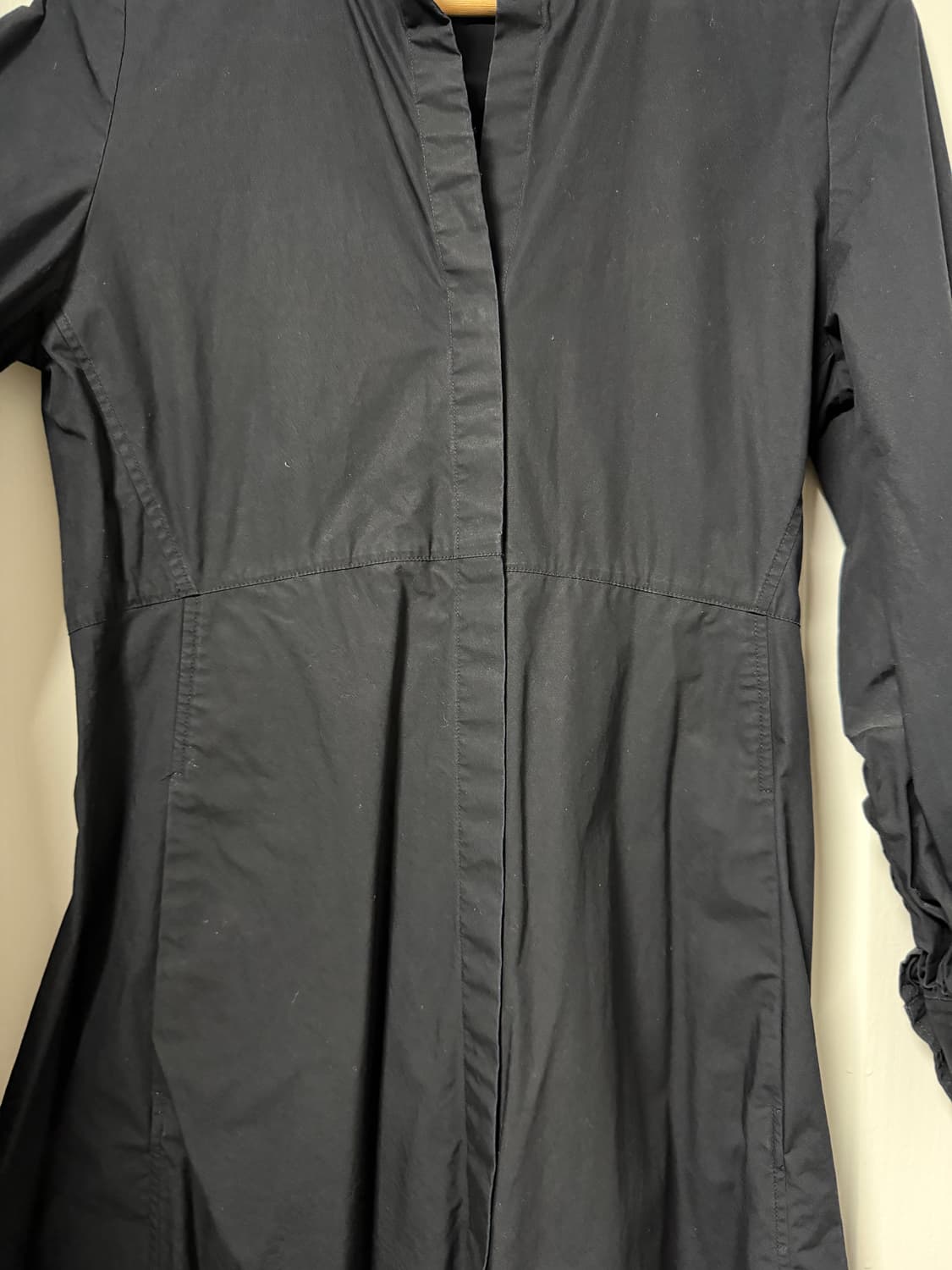 COS 코스 블랙 셔츠 원피스 상품이미지5