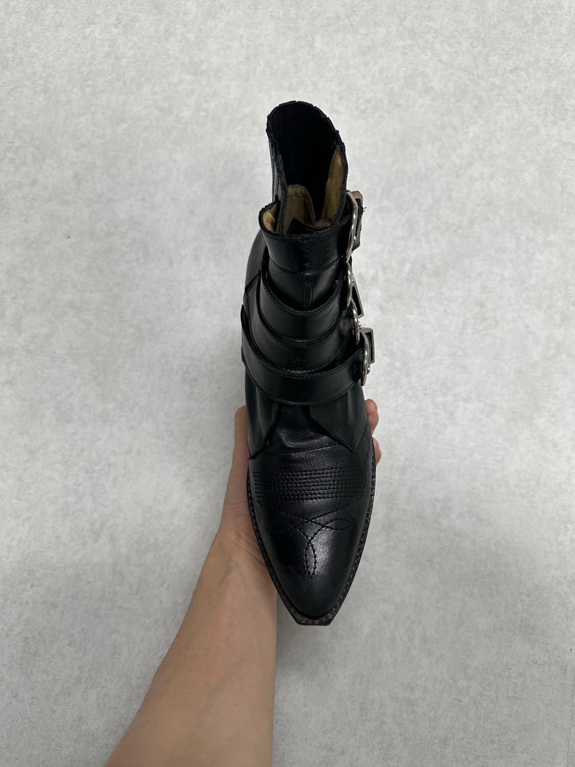  TOGA PULLA 가죽 버클 웨스턴 부츠  상품이미지5