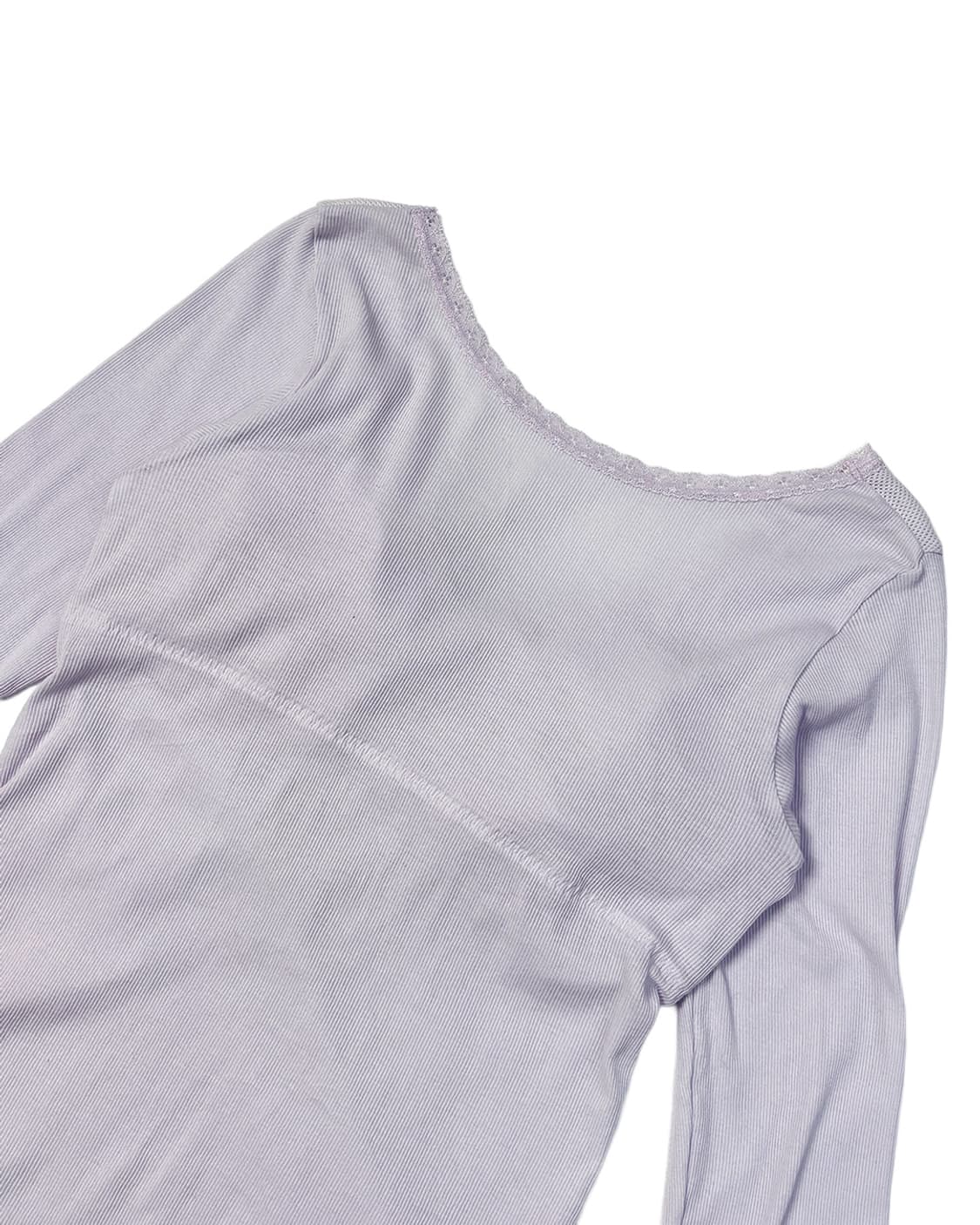 japan triumph lilac lace inner 3/4 top 상품이미지6
