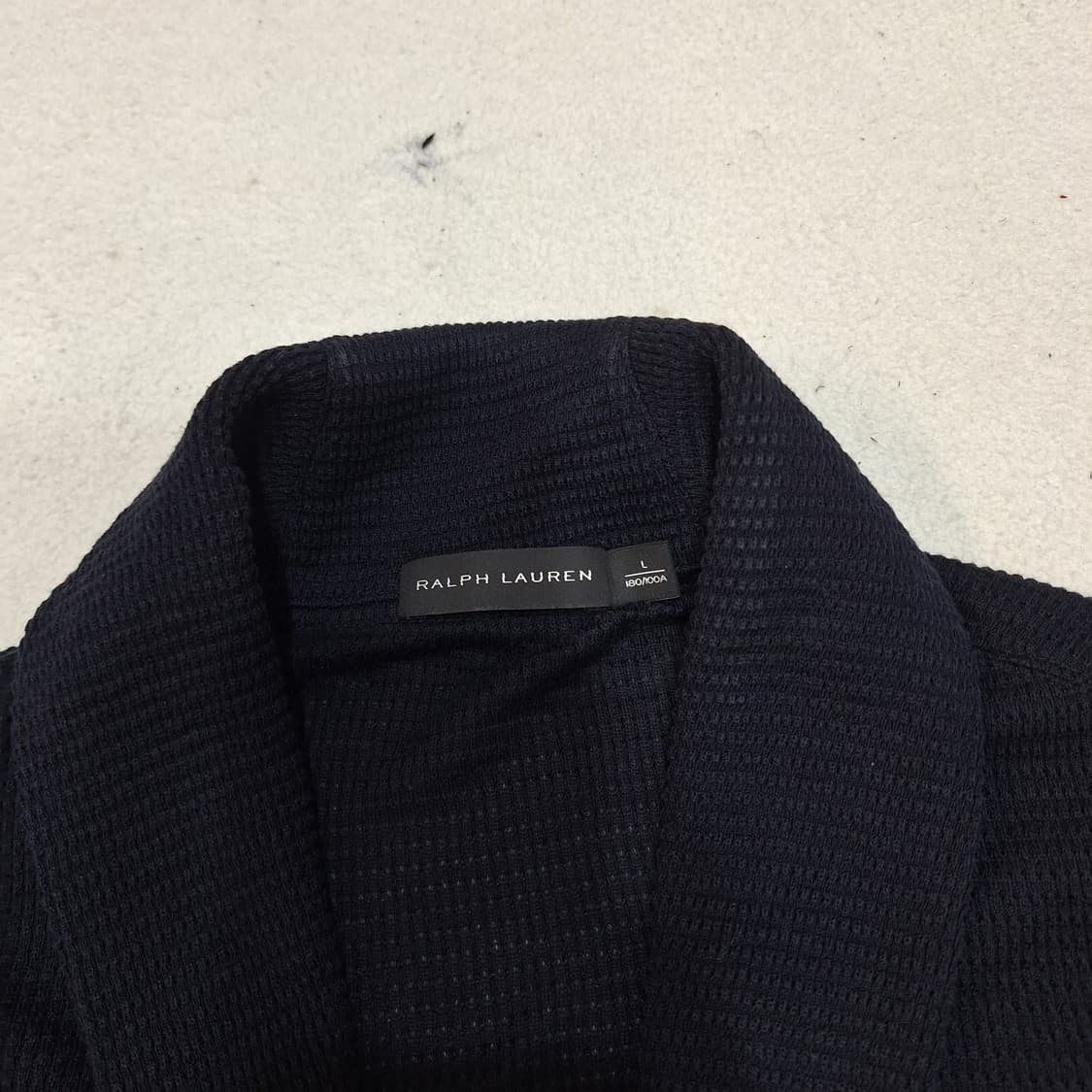 랄프로렌  와플 숄카라가디건L 상품이미지2