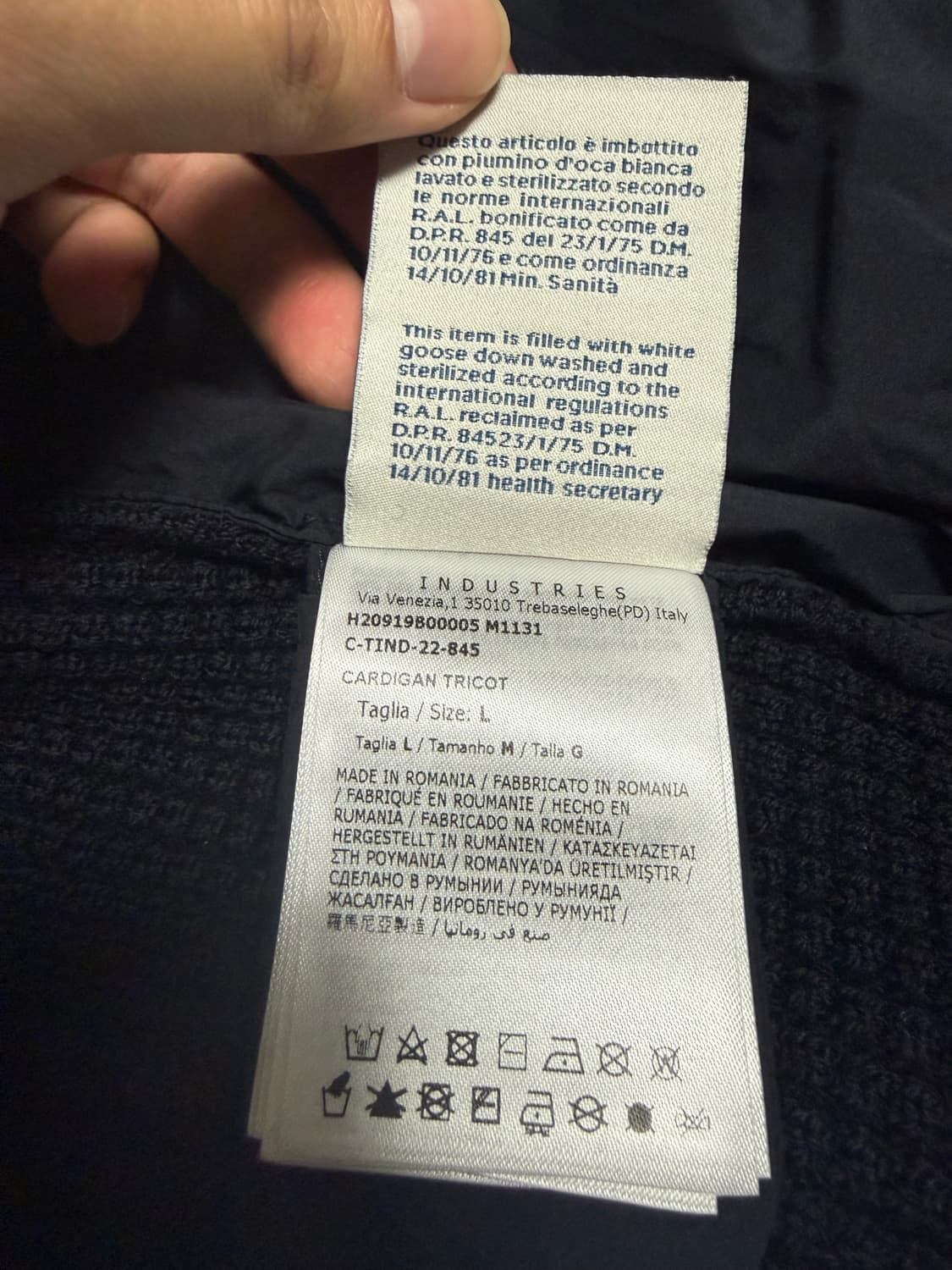 몽클레어 라이닝 니트패딩 L 민트급 판매합니다 상품이미지7