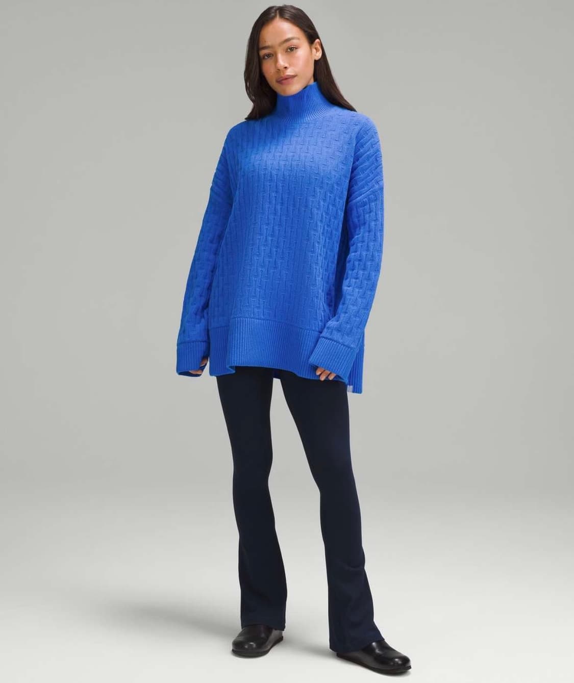 룰루레몬 여성 릴렉스핏 케이블 니트 스웨터 S 상품이미지2