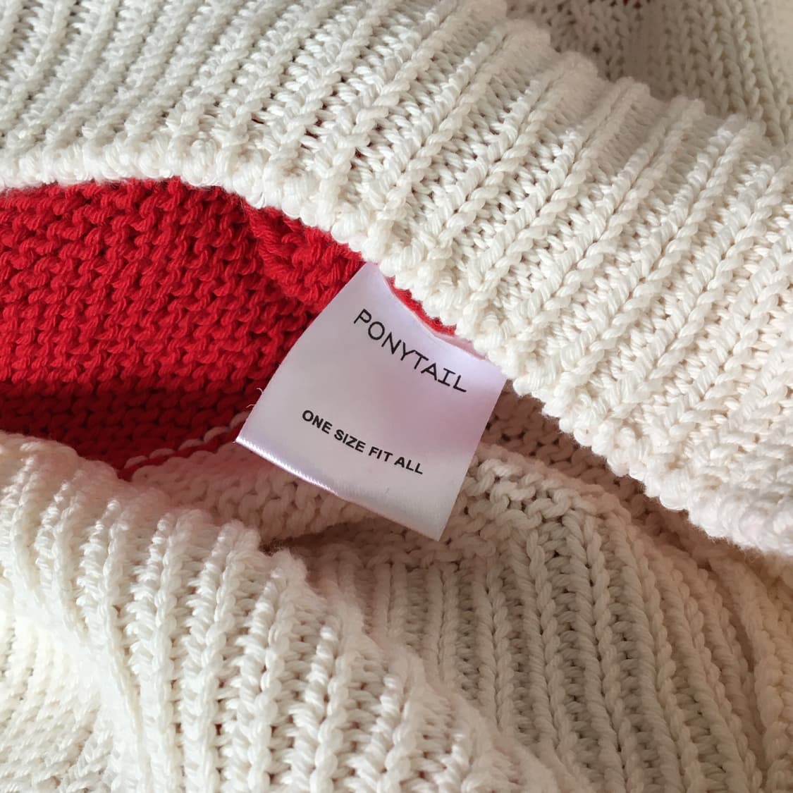 포니테일 스트라이프 니트 상품이미지5