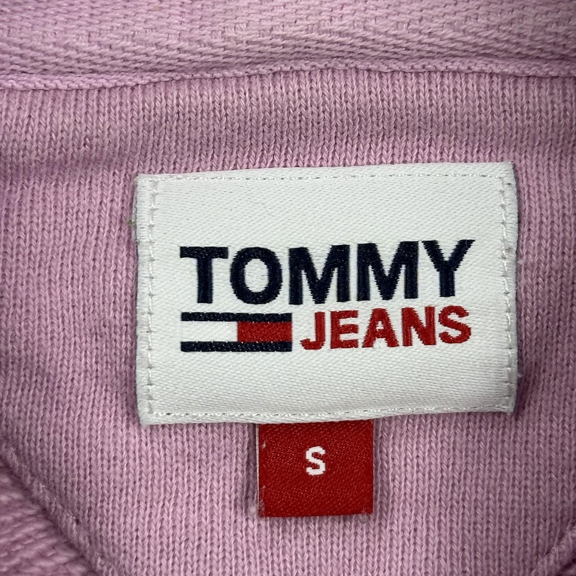 타미힐피거 플래그 핑크 크롭 후드티 (S 여성추천) 상품이미지5