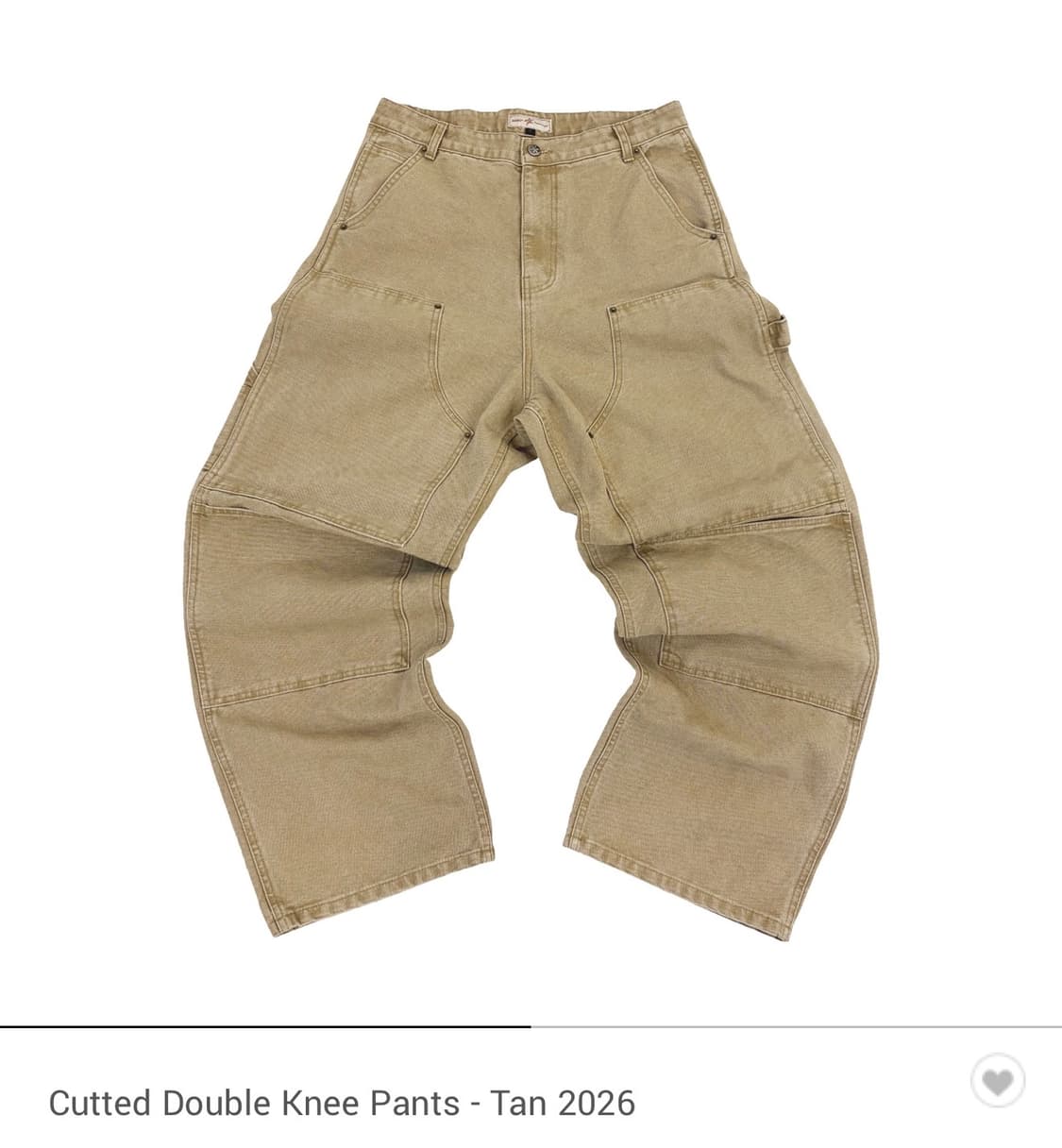 (3) 2026 아오이로 커티드 더블니 팬츠 팝니다 상품이미지1