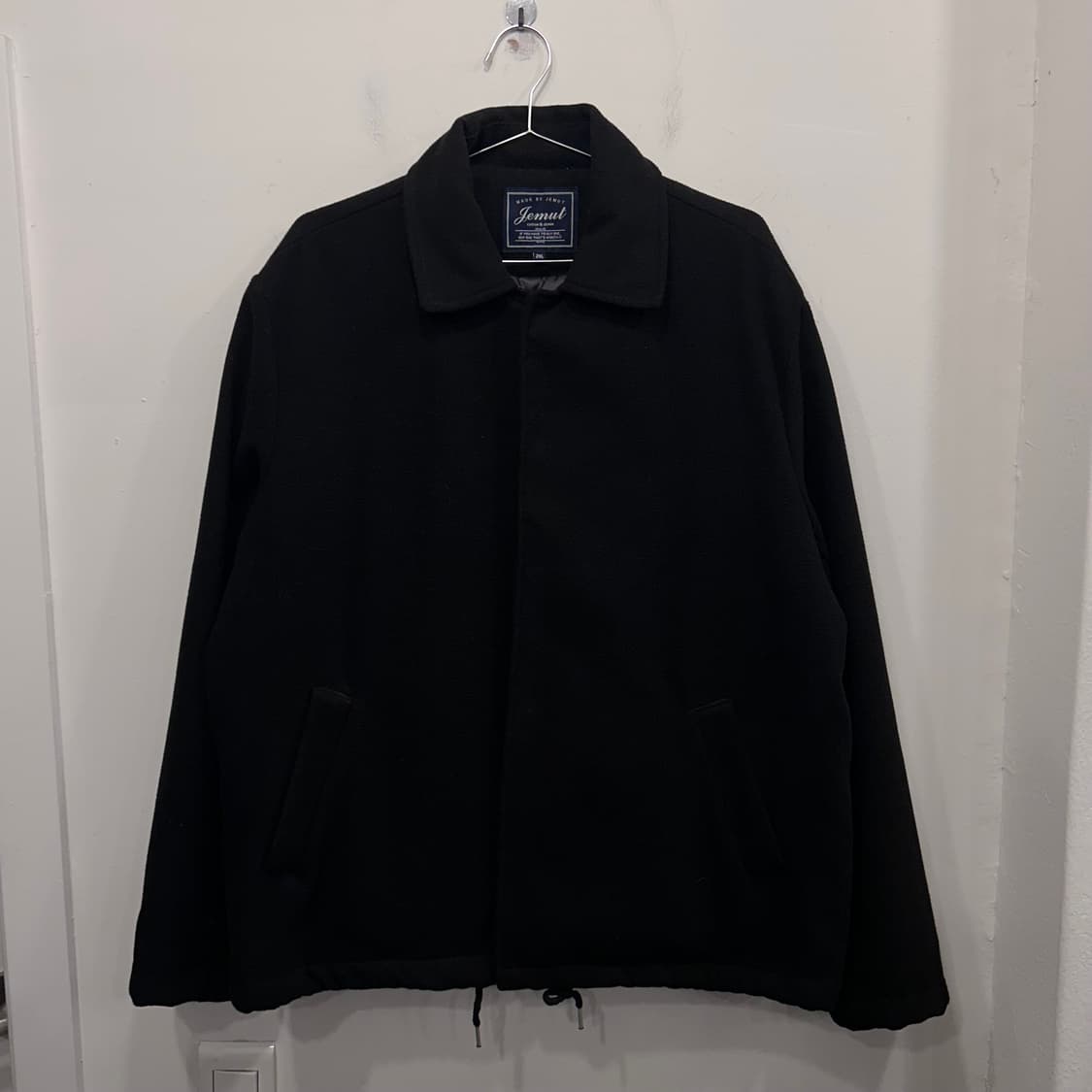 제멋 스냅버튼 시보리 울 이너퀼팅 미니멀 자켓 상품이미지2