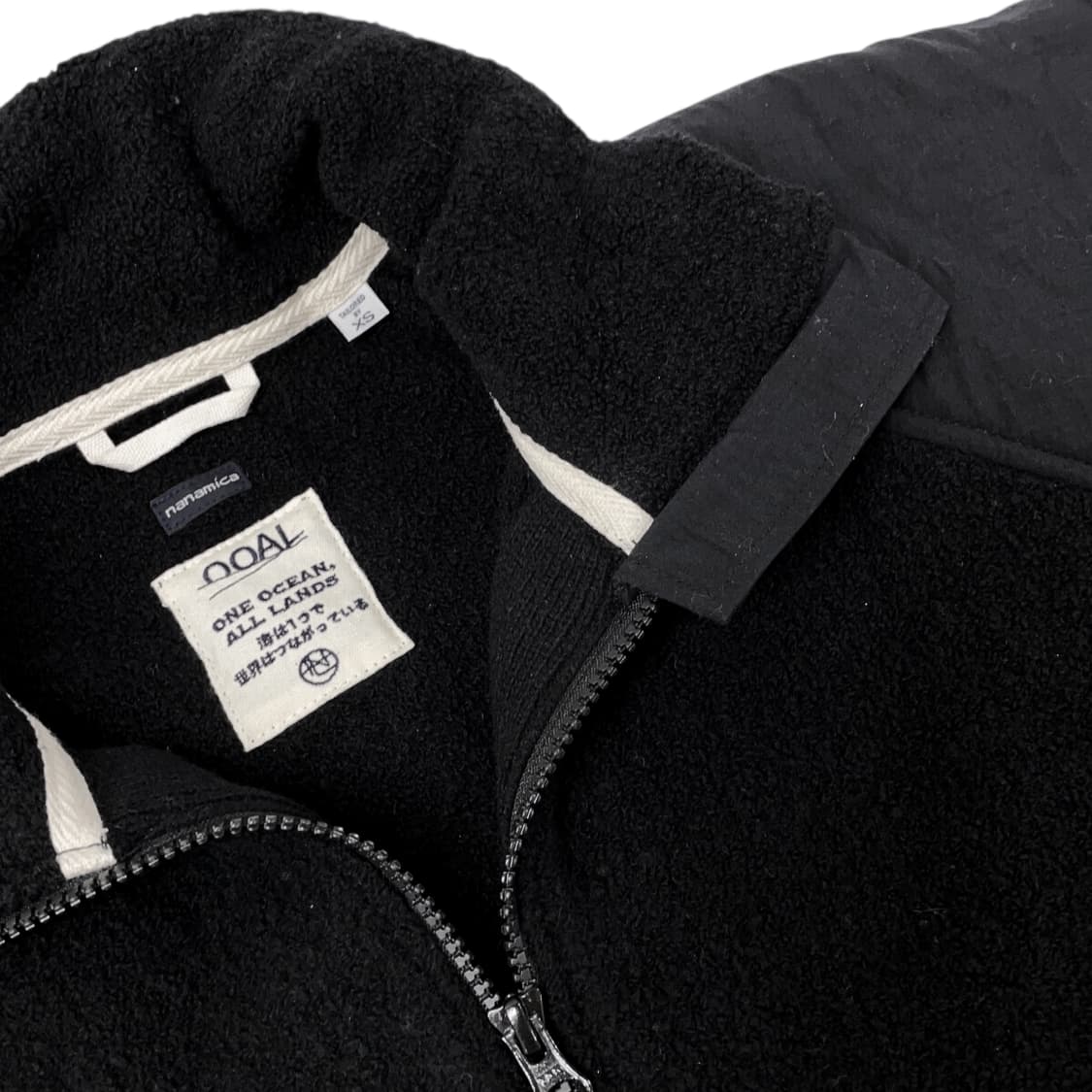 나나미카 보일드 울 플리스 자켓 블랙 상품이미지4