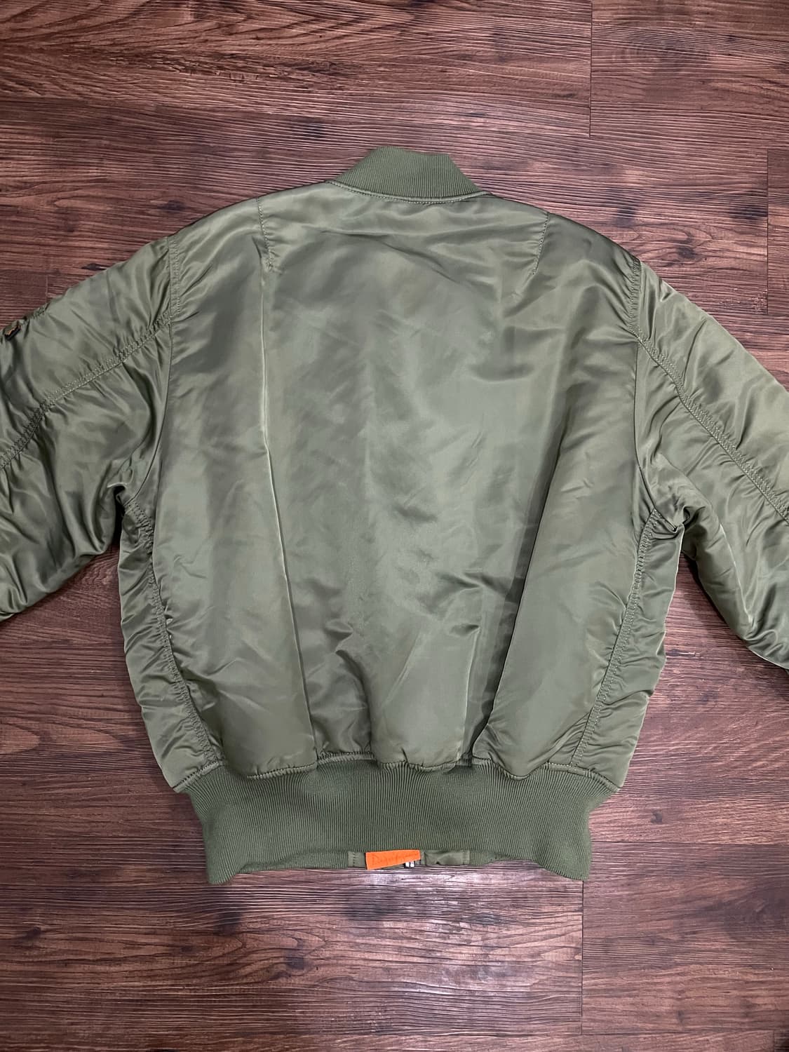 알파인더스트리 ma-1 마원 항공점퍼 세이지 상품이미지8