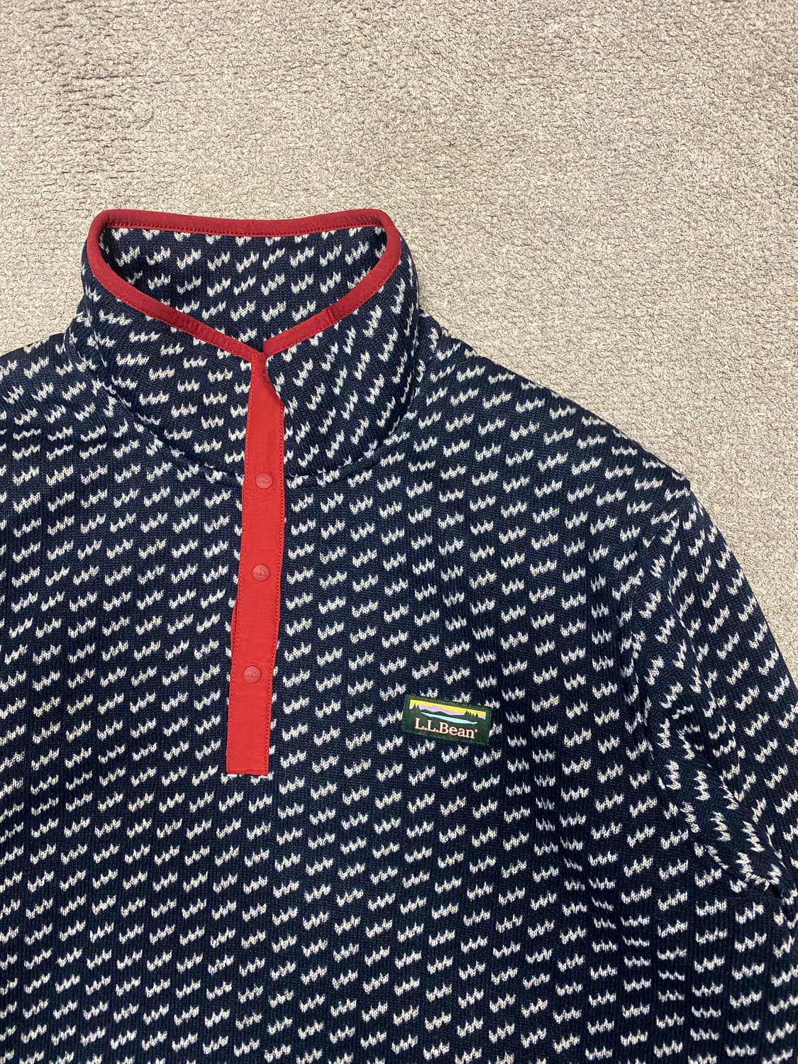엘엘빈 L.L.Bean 버드아이 플리스 풀오버 상품이미지2
