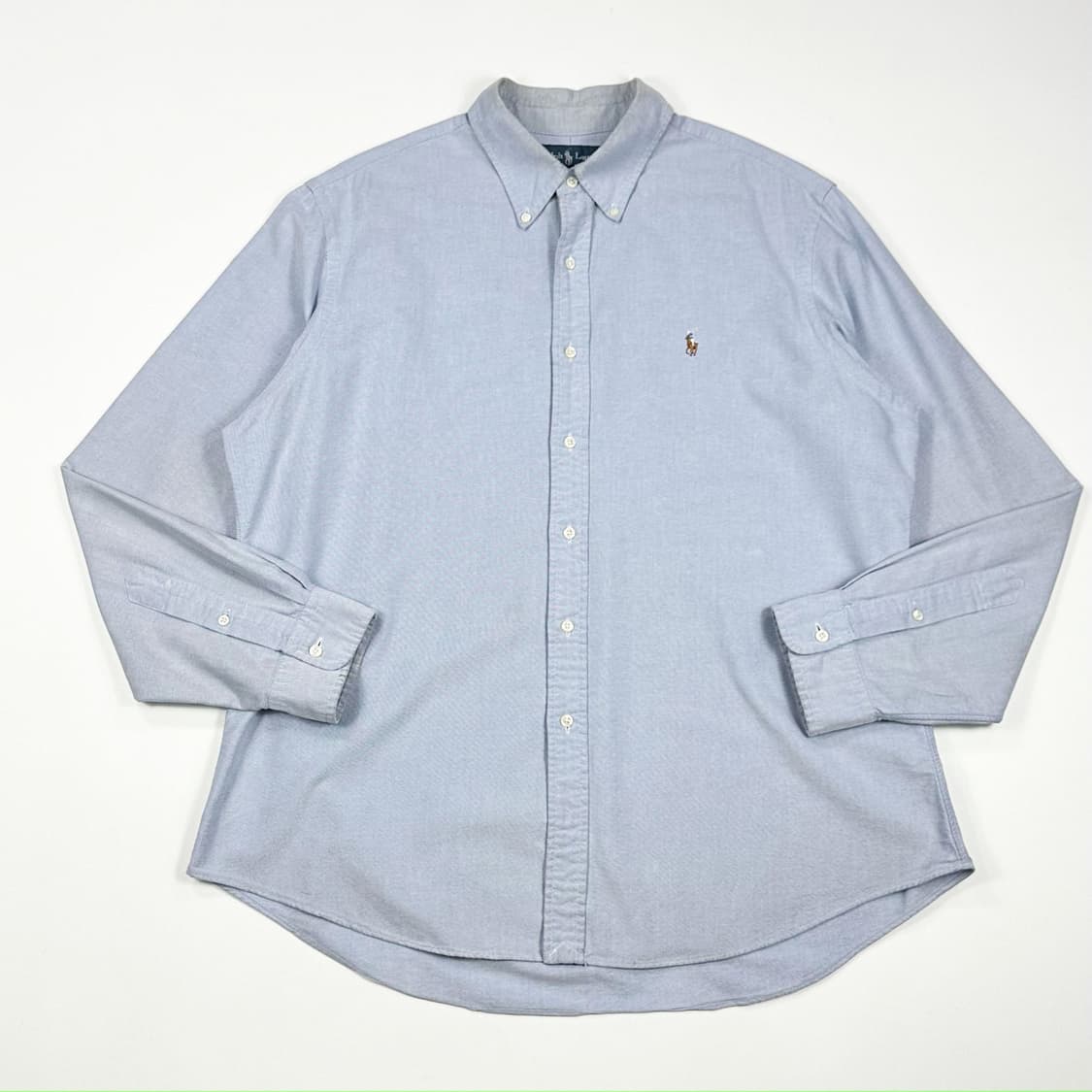 폴로 랄프로렌 포니 커스텀핏 스카이 블루 셔츠 (실측 XXL) 상품이미지2