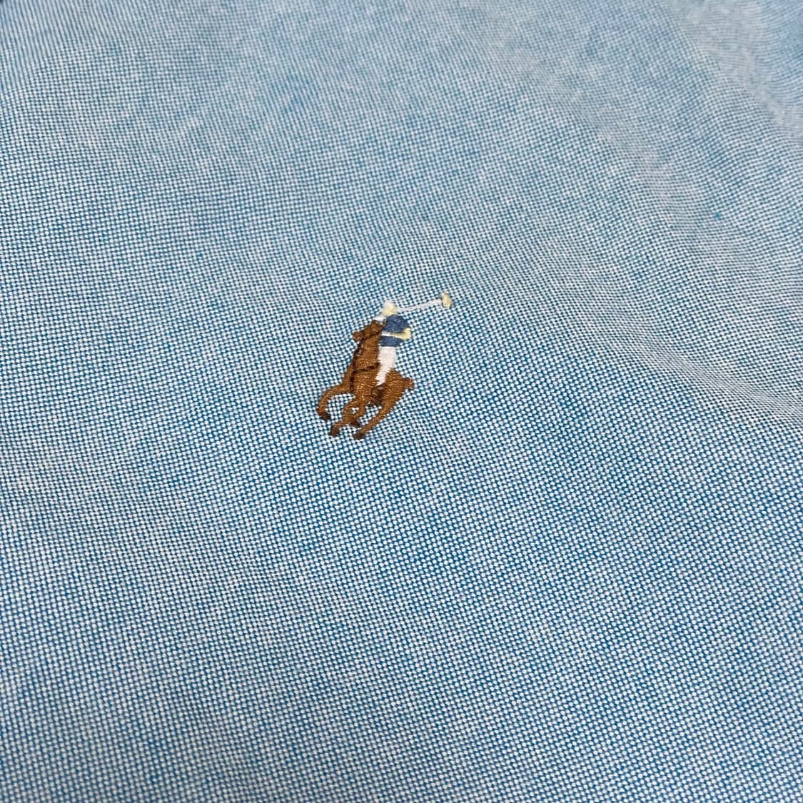 POLO 폴로 랄프로렌 아쿠아블루 옥스퍼드 셔츠 상품이미지4
