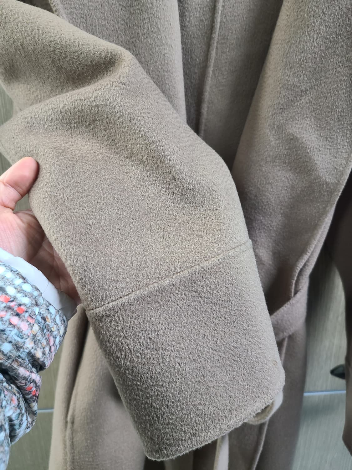 S막스마라 지블링 후드 캐시미어  코트 상품이미지4