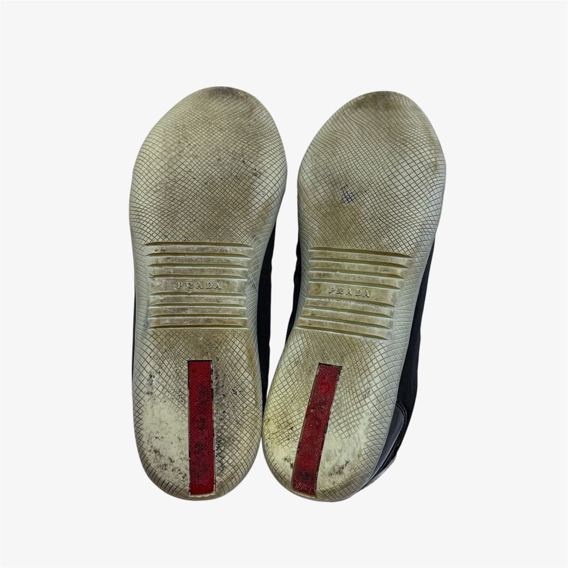 (240) 프라다 나일론 레더 스니커즈 상품이미지5