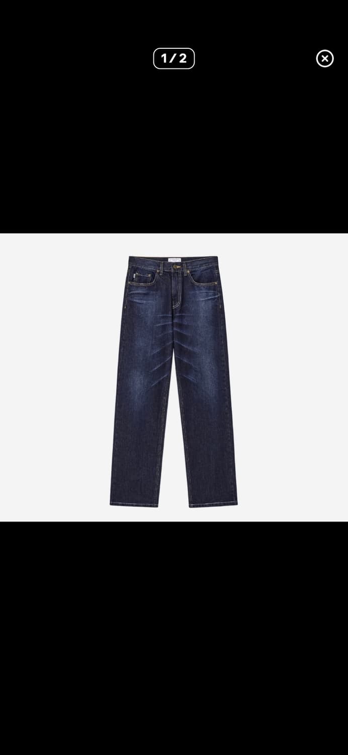 글로니93 미드라이즈루즈핏 진 인디고 상품이미지1