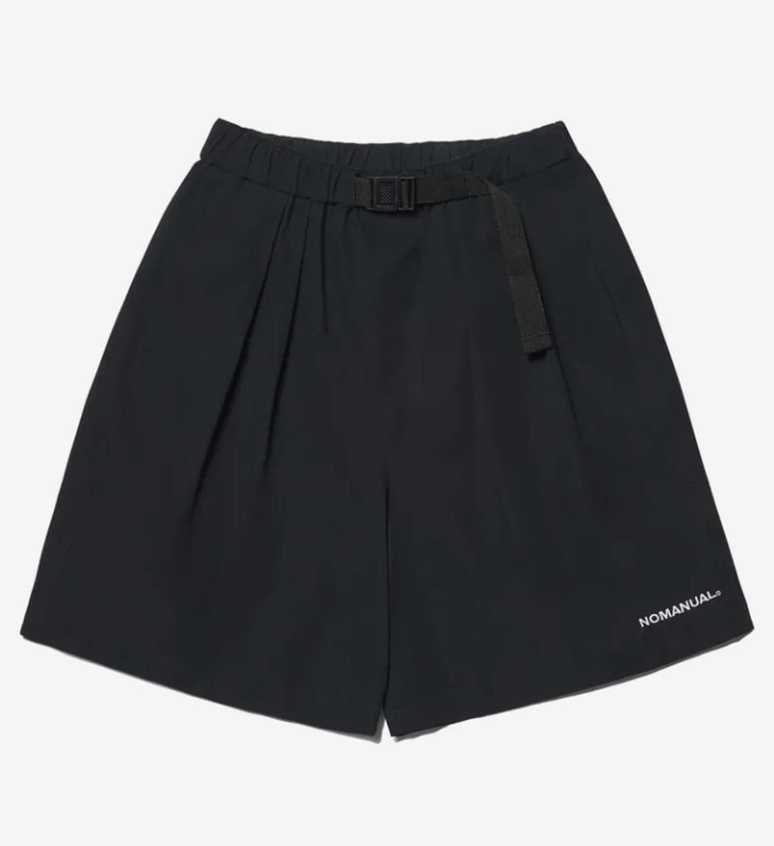 노메뉴얼 PENON SHORTS 방수 스트랩 밴딩 쇼츠 블랙  상품이미지3