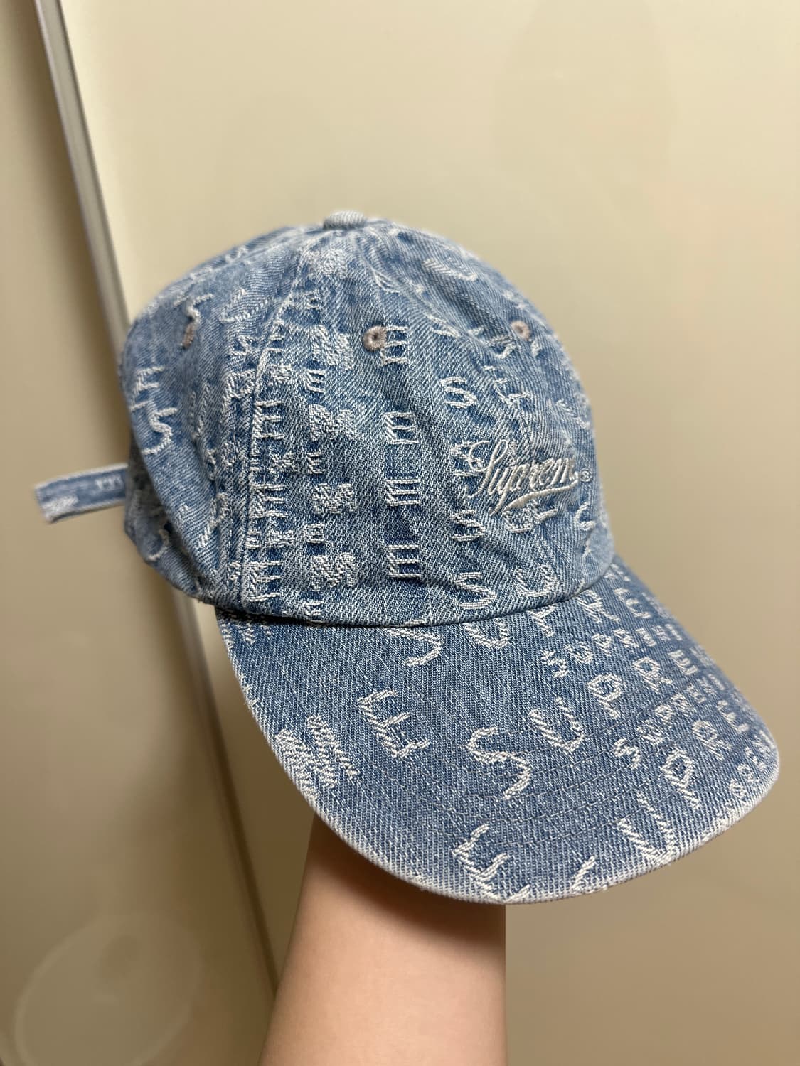 슈프림 데님 볼캡 상품이미지2