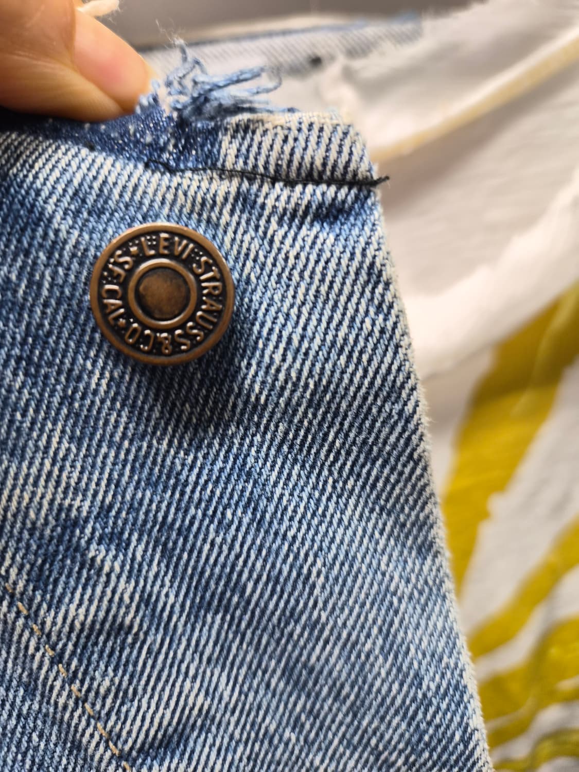 리바이스 가죽트리밍 데님 자켓 상품이미지3