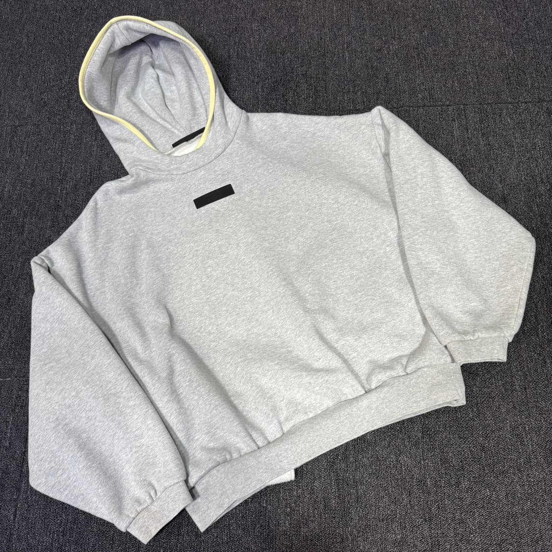 에센셜 후드 라이트 헤더 그레이  상품이미지3