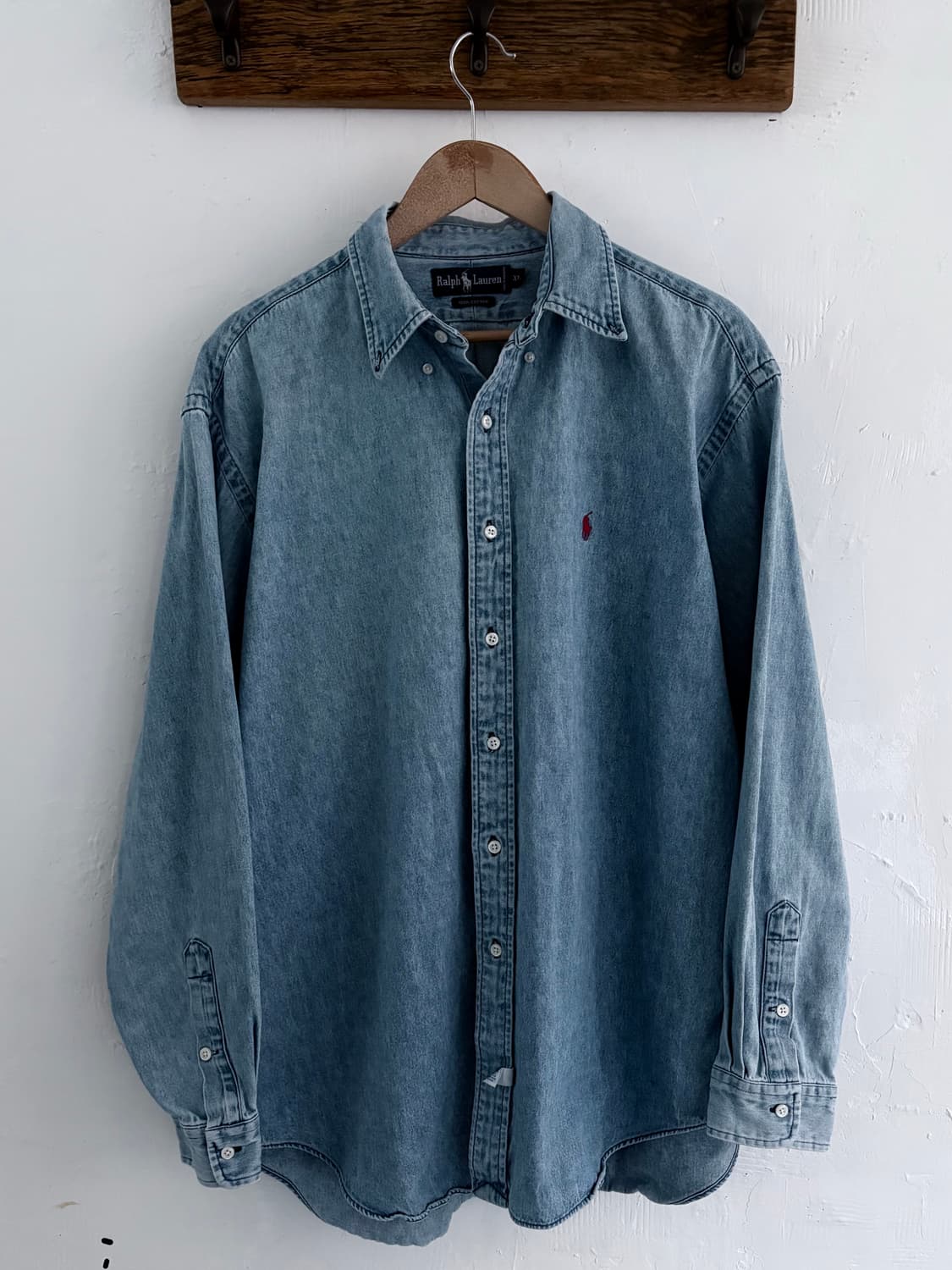 Polo 폴로 랄프로렌 90s 데님 오버사이즈 셔츠 상품이미지1