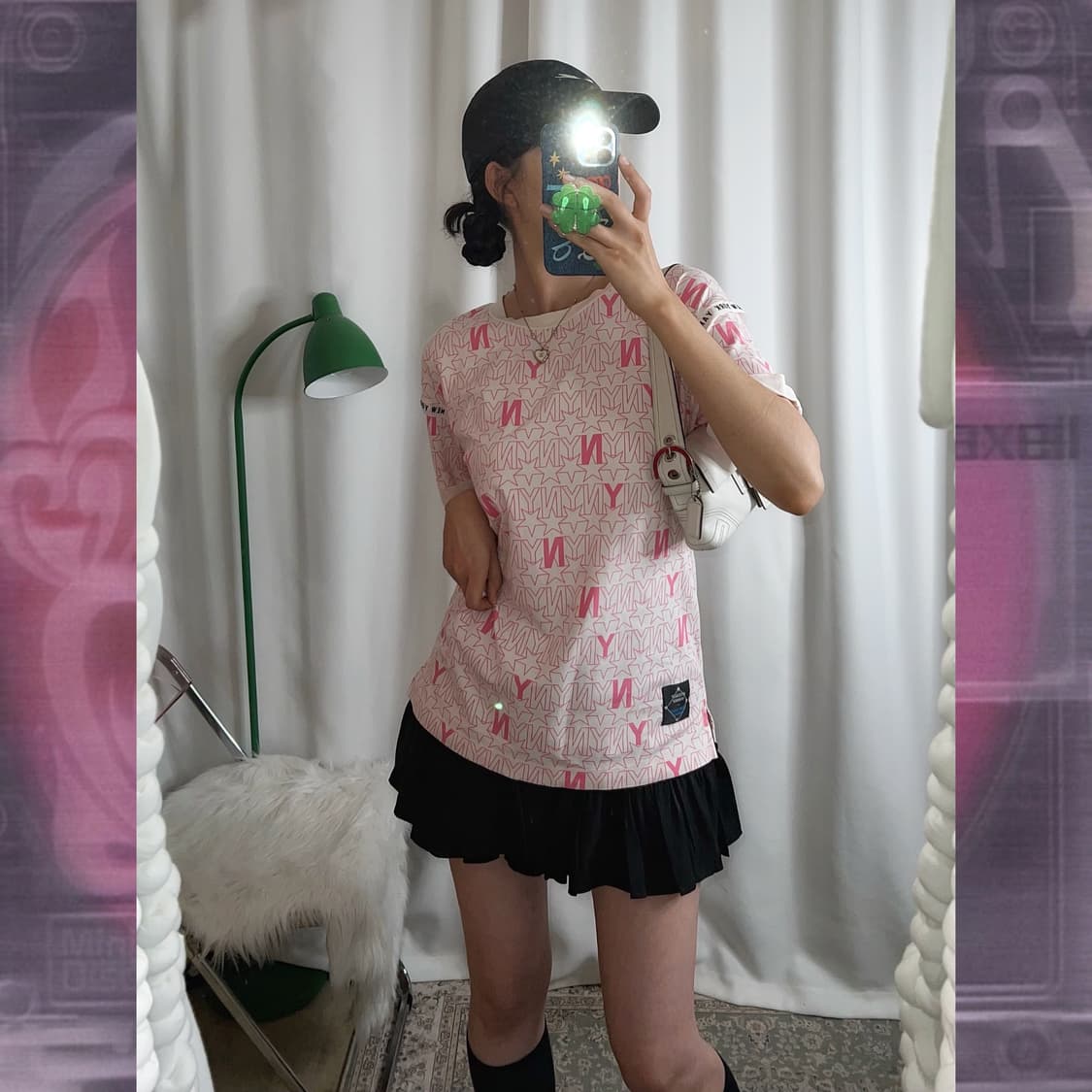 MLB 엠엘비 별 프린팅 오버핏 티셔트 상품이미지8