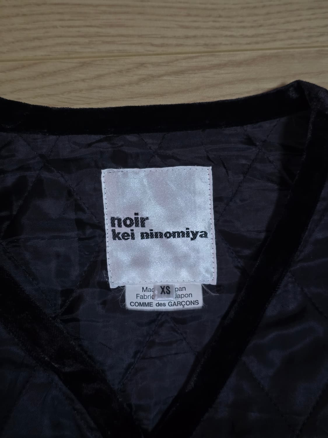 noir kei ninomiya 느와 케이 니노미야 퀄팅 디자인 코트 상품이미지8