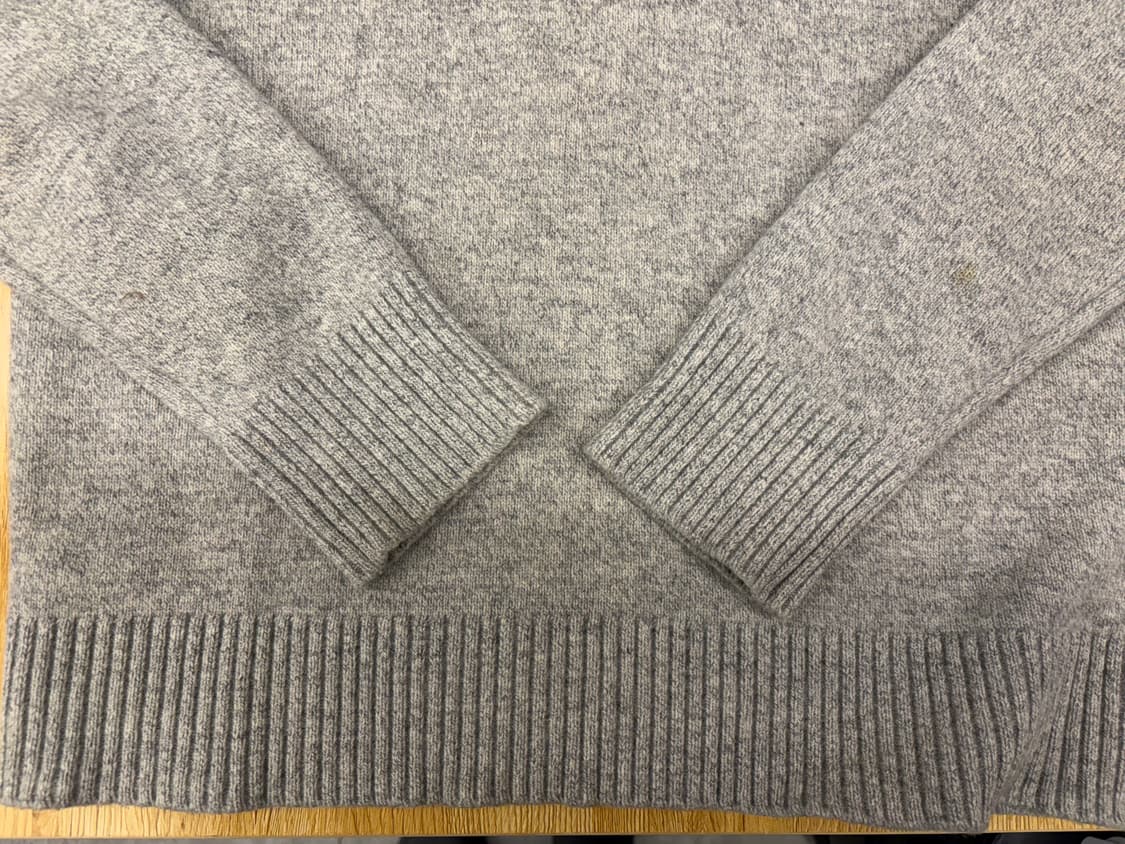 [100]빈폴 남성 그레이 울100니트 상품이미지4