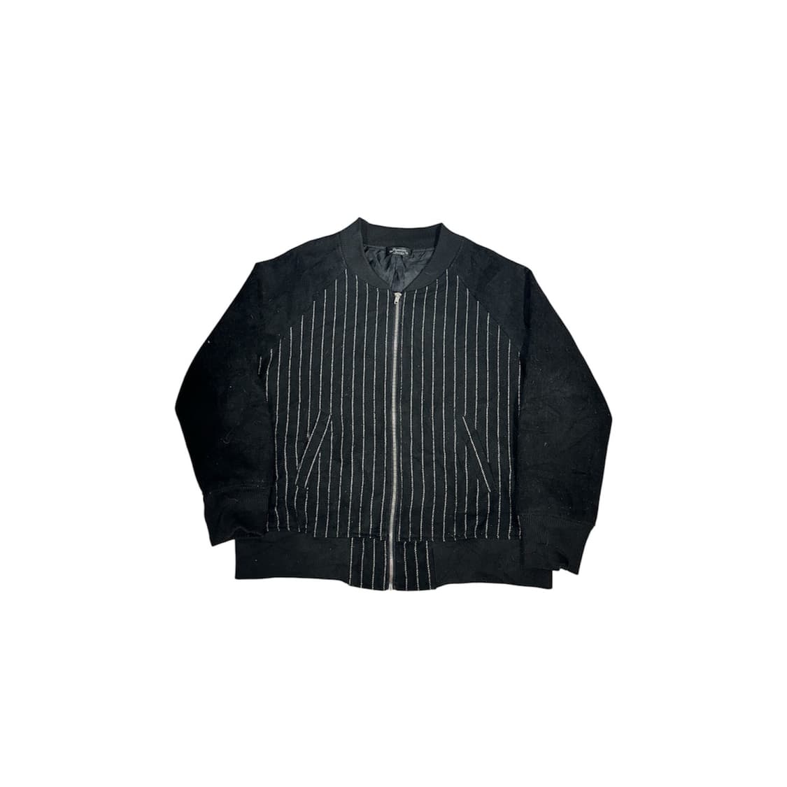 일본 빈티지 블랙 블루종 자켓 잠바 L 상품이미지4