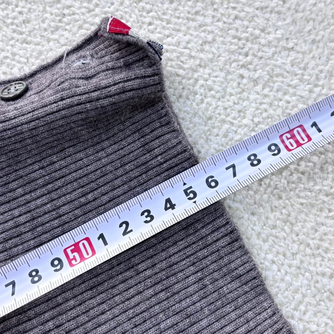 실측확인 빈티지 버튼 울 가디건 0323E 상품이미지4