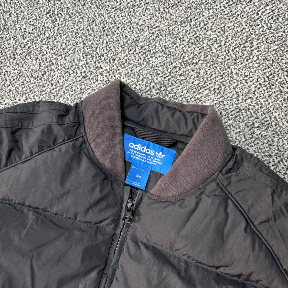 아디다스 슈퍼스타 투웨이 다운 패딩 자켓 블랙 (100) 상품이미지3