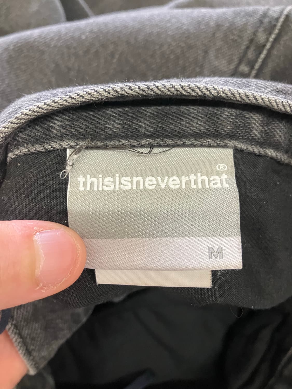 N215 디스이즈네버댓 흑청 데님팬츠 상품이미지4