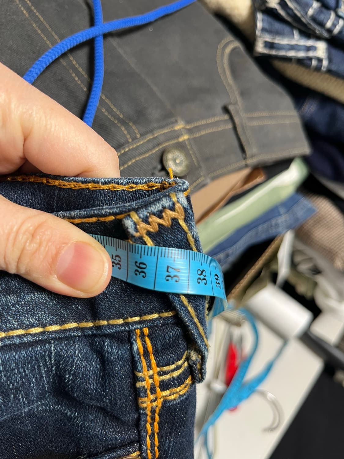 트루릴리전 부츠컷 데님 팬츠 24 상품이미지4