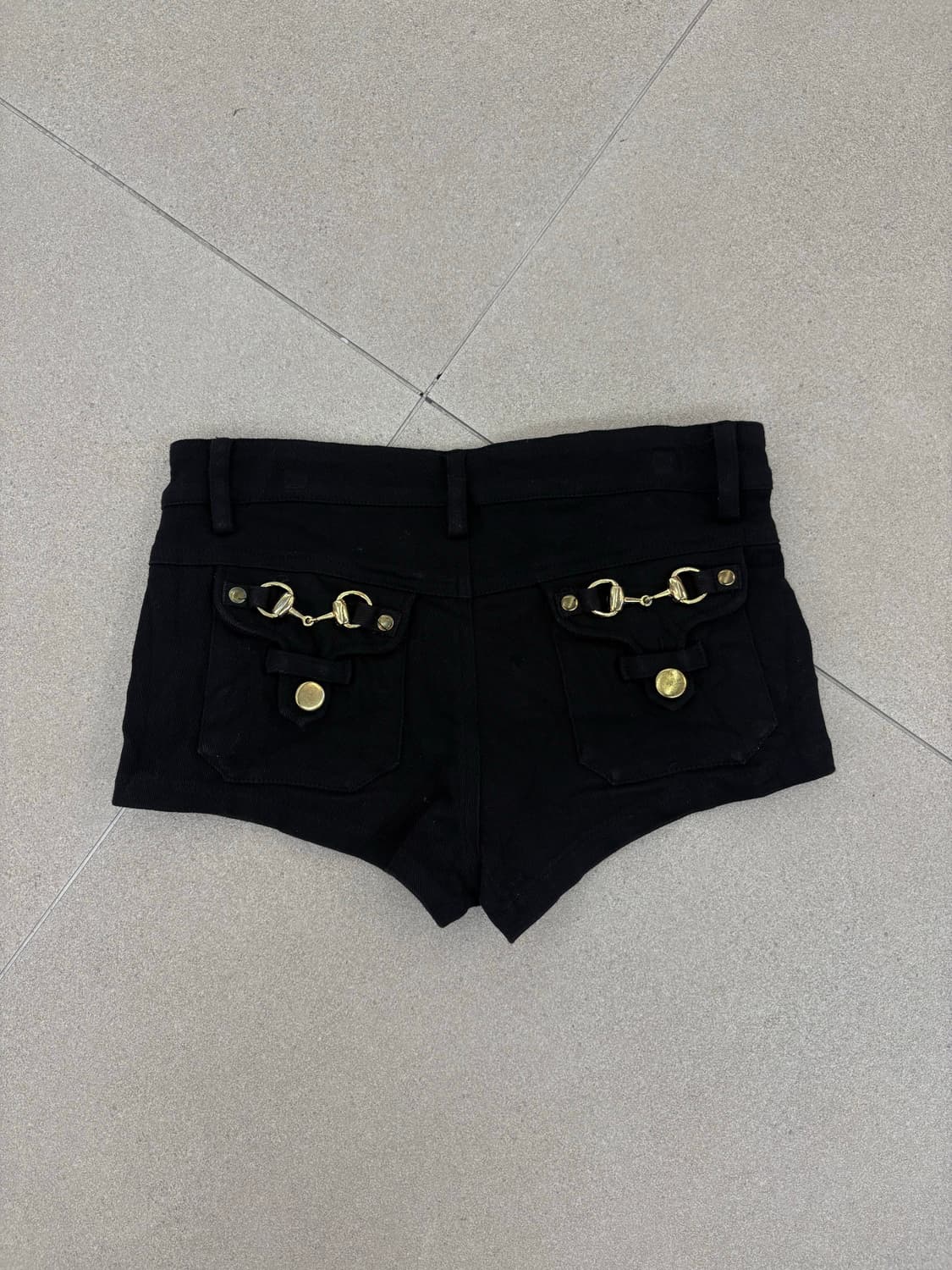 골드링 장식 반바지 상품이미지5