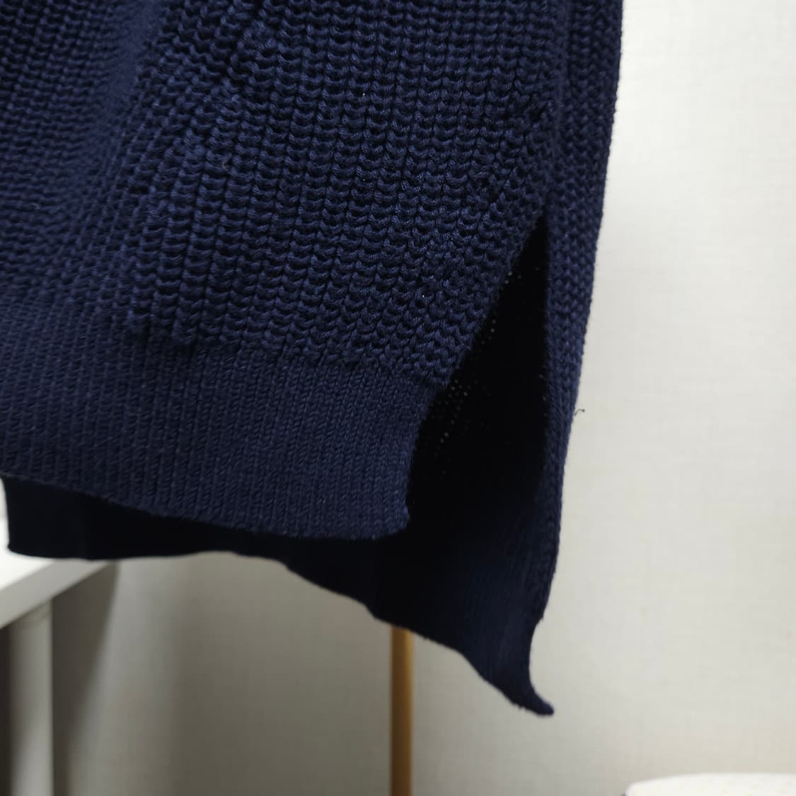 L ) 유니클로 여성 니트 롱 베스트 상품이미지3